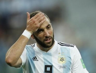 Gonzalo Higuaín anunció su retiro de la selección Argentina