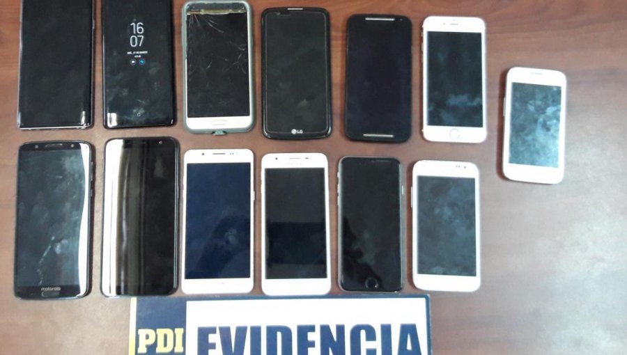 PDI detuvo a hombre que mantenía en su poder 15 teléfonos celulares robados en Valparaíso