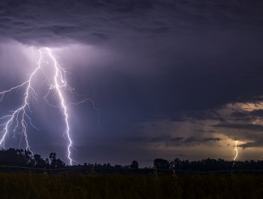 Alertan sobre posibles tormentas eléctricas en San Felipe, Los Andes, Cabildo y Petorca