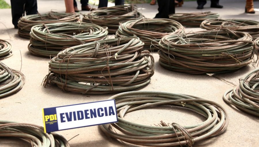 PDI incautó cables de alta tensión, marihuana y maquinaria robada en Buin