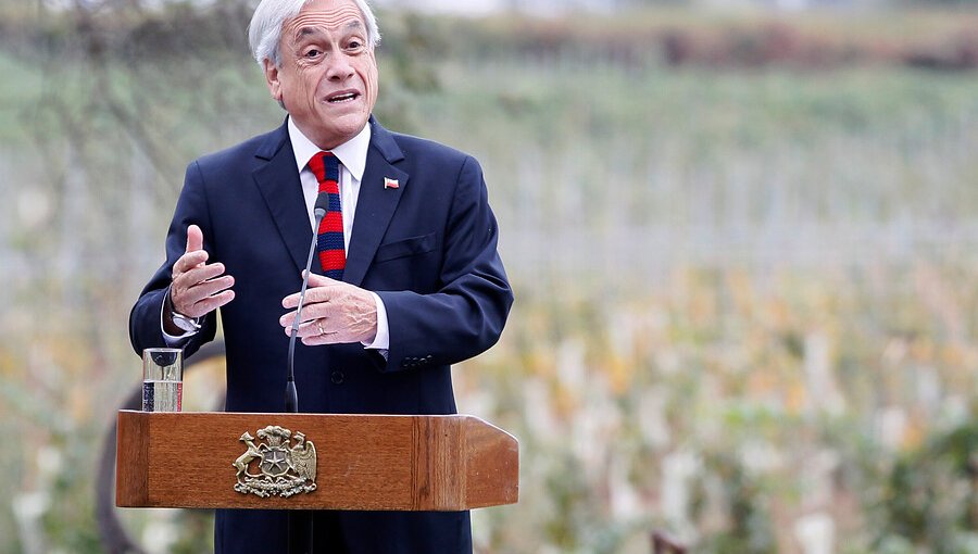 Presidente Piñera dice tener "fe" en que diputados van a aprobar la idea de legislar