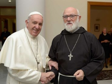 Celestino Aós celebro misa junto al Papa Francisco en el Vaticano