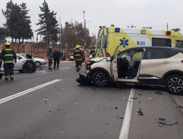 Dos vehículos menores protagonizaron accidente de tránsito en sector Tabolango de Limache