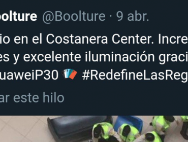 Twitter cerró la cuenta de 'influencer' que promocionó celular con imagen de muerte en Costanera Center