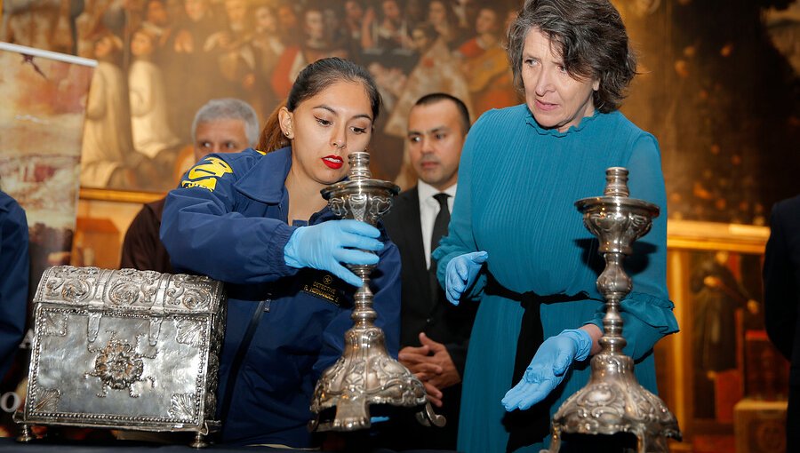 PDI devolvió a museo colonial franciscano obras que estaban en poder de Schüler
