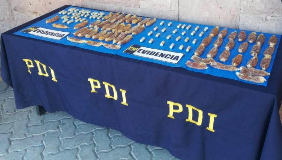 PDI detuvo a tres sujetos que transportaban cocaína avaluada en más de $68 millones