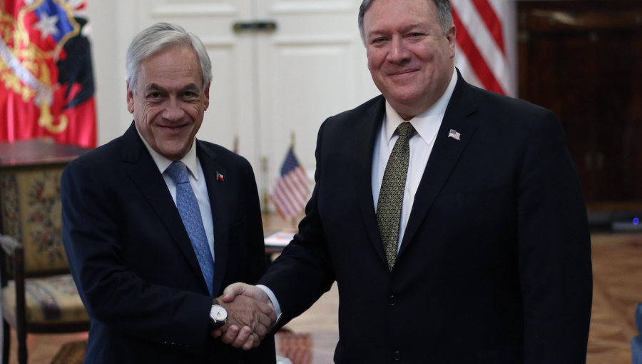 Mike Pompeo sostuvo reunión con el presidente Piñera: abordaron crisis en Venezuela