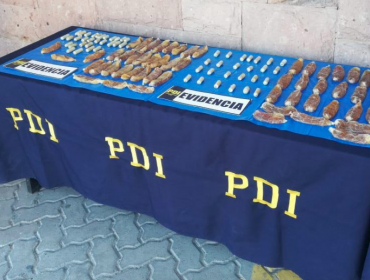 PDI detuvo a tres sujetos que transportaban cocaína avaluada en más de $68 millones