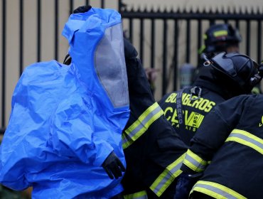 41 bomberos resultaron intoxicados durante capacitación en Talagante