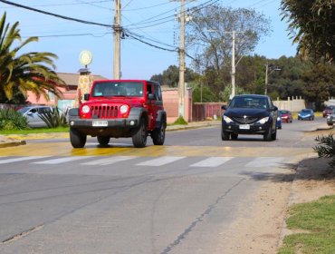 Quintero busca reforzar la seguridad vial con la instalación de 34 nuevos lomos de toro