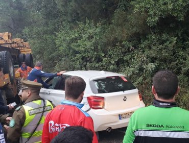 Sébastien Loeb, multicampeón de rally, sufrió accidente de tránsito en el Biobío