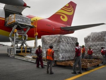 Avión chino aterrizó en Venezuela con 71 toneladas de medicina y material quirúrgico