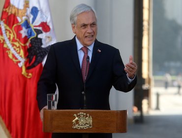 Presidente Piñera apeló al "patriotismo de los diputados" para que legislen Admisión Justa y la Reforma Previsional
