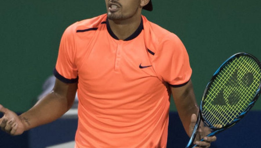 Tenista Nick Kyrgios fue expulsado del ATP de Roma tras arrojar una silla a la cancha