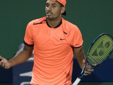 Tenista Nick Kyrgios fue expulsado del ATP de Roma tras arrojar una silla a la cancha