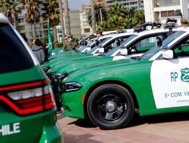 Carabineros de Viña del Mar cuentan con ocho nuevos vehículos policiales para reforzar la seguridad