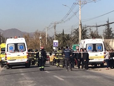 Fuga de gas natural deja al menos 16 personas intoxicadas en San Bernardo