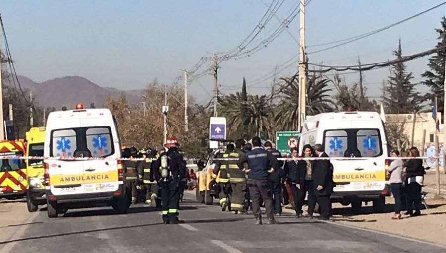 Fuga de gas natural deja al menos 16 personas intoxicadas en San Bernardo