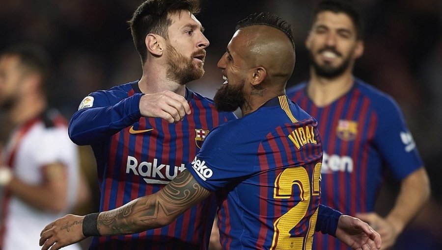 Lionel Messi alabó a Vidal: "Tuvo un primer año muy espectacular y ha sido un apoyo"