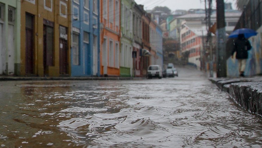 60 milímetros de lluvia se esperan para esta semana en la región de Valparaíso