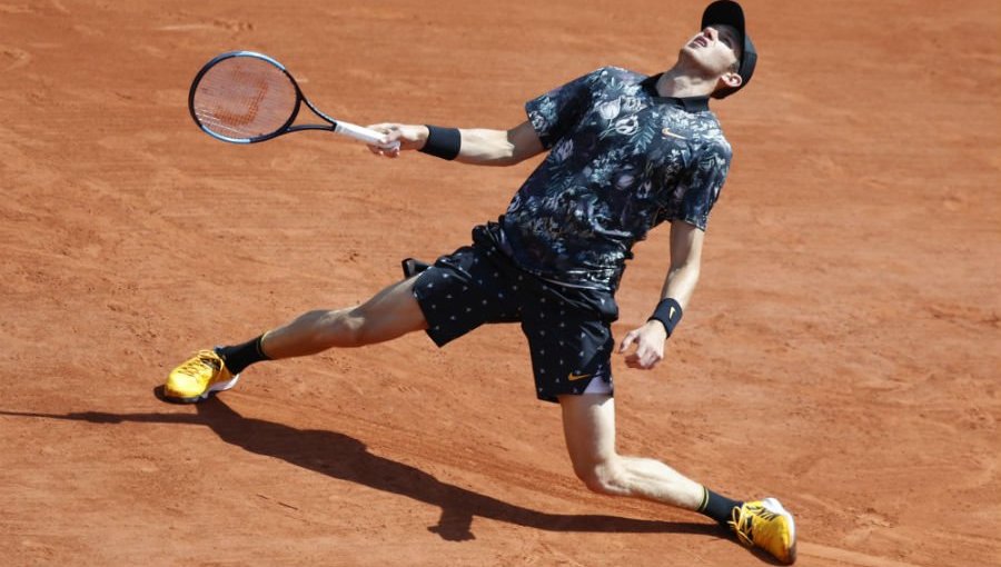 Nico Jarry no pudo ante Del Potro y cayó en su debut en Roland Garros