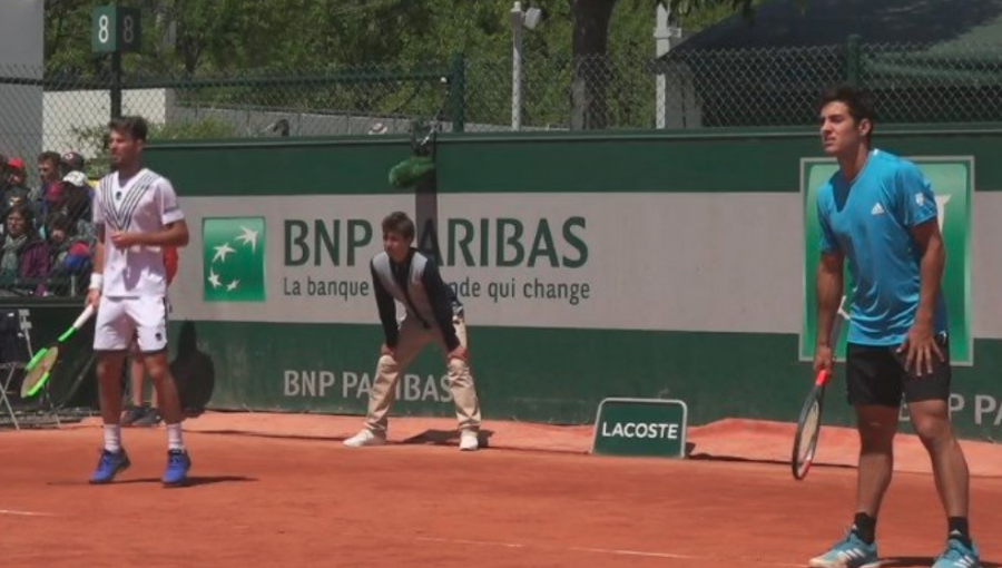 Cristian Garin quedó eliminado en dobles de Roland Garros