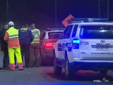 PDI investiga homicidio en peaje Angostura: se trataría de un ajuste de cuentas