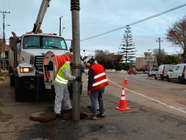 Esval puso en marcha plan preventivo para enfrentar el sistema frontal en la región de Valparaíso