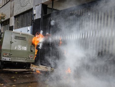 Nuevos incidentes se registraron en las afueras del Instituto Nacional