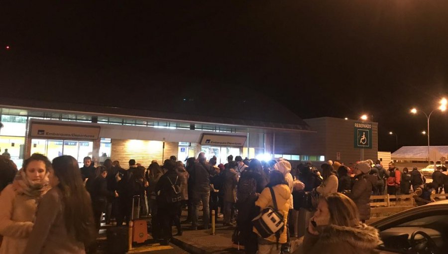 Aeropuerto de Punta Arenas fue evacuado por falso aviso de bomba