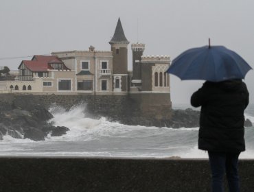 Sistema frontal: En Valparaíso cayeron 7,3 milímetros de lluvias y en Viña del Mar 9,8 mm