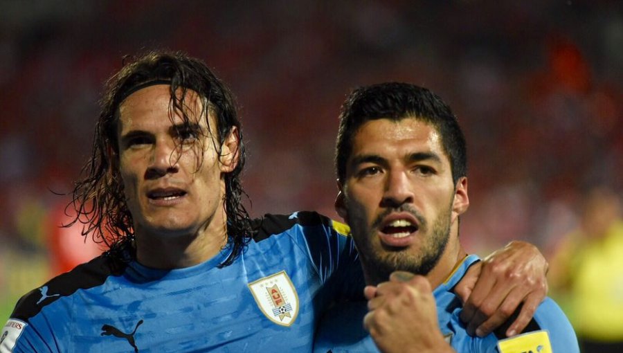 Cavani y Suarez lideran nómina de Uruguay, rival de Chile en Copa América