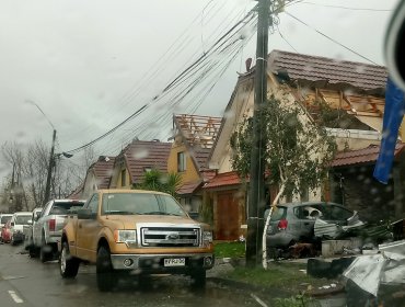 "Está sin techo mi casa": El impactante relato de un testigo de la tromba marina en Talcahuano