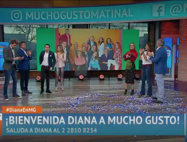 Diana Bolocco debutó este lunes en el matinal «Mucho gusto»