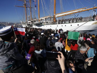 Buque escuela Esmeralda inició viaje de instrucción por aguas del Asía Pacífico