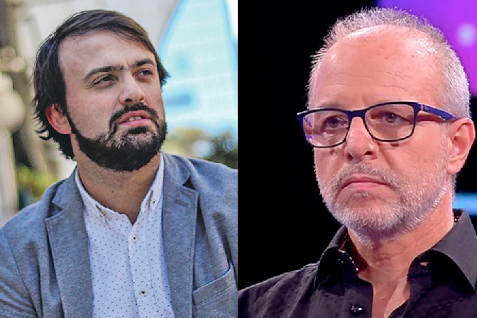 Pelea tuitera: Jorge Sharp respondió a emplazamiento de Alberto Plaza con una de sus canciones