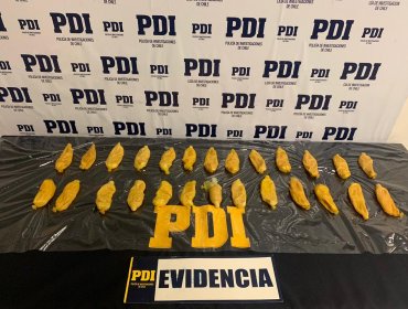 PDI detuvo a cinco personas en el aeropuerto de Santiago por tráfico de drogas