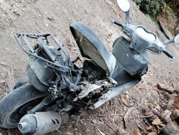 En prisión preventiva quedó acusado de agredir y quemarle moto a su ex pareja en San Esteban