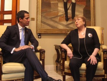 Michelle Bachelet se reunió con Juan Guaidó en la Asamblea Nacional de Venezuela