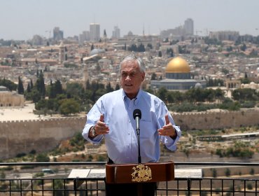 Desde Jerusalén, presidente Piñera llama a la oposición a lograr un acuerdo en pensiones