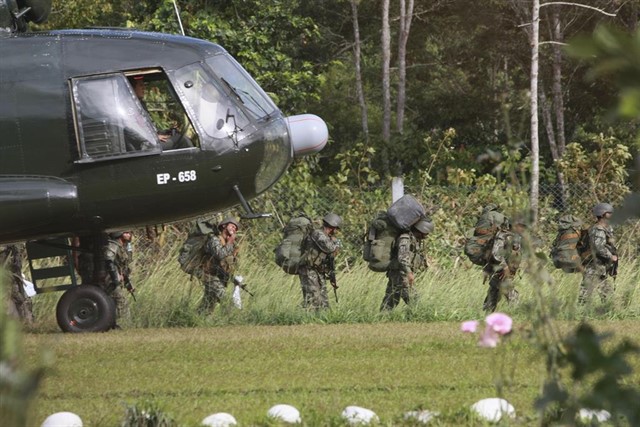 Tres militares peruanos murieron tras un enfrentamiento con supuestos miembros de Sendero Luminoso