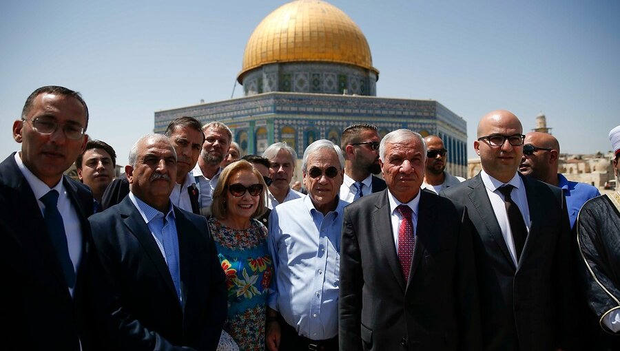 Israel condenó "grave" visita del presidente Piñera a Explanada de las Mezquitas con palestinos