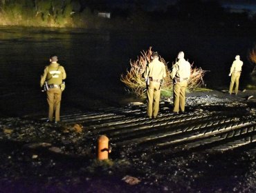 Buscan a hombre que fue arrastrado por cauce del río Claro en la comuna de Yumbel