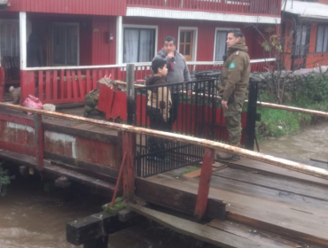 Intendencia del Biobío declara Alerta Roja en Cañete por riesgo de desborde del río Leiva