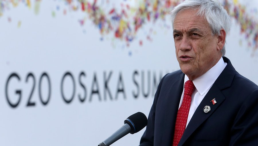 Presidente Piñera pidió el fin de guerra comercial entre Estados Unidos y China en G-20