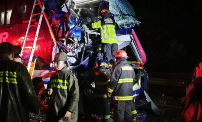 Accidente en Mulchén dejó al menos 8 personas lesionadas