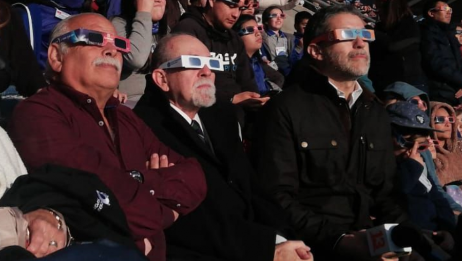 Polo Ramírez se emocionó hasta las lágrimas observando el eclipse de sol