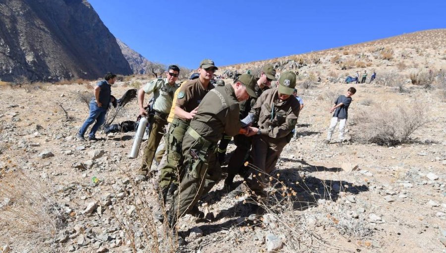 Carabineros asistió a turista que se descompensó en cerro Paihuano