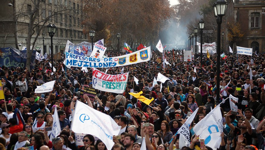 Colegio de Profesores convoca a nueva marcha nacional para este miércoles