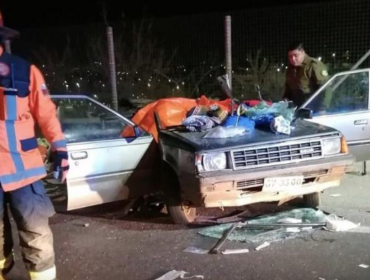 Bebé de 3 meses falleció tras violento accidente de tránsito en autopista de Villa Alemana